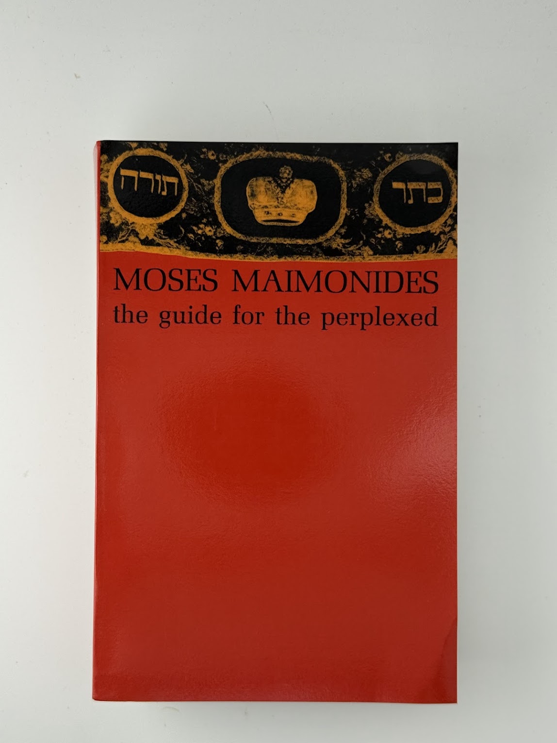 The Guide for the Perplexed by Moses Maimonides