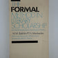 The Formal Method in Literary Scholarship by M.M. Bakhtin/P.N. Medvedev