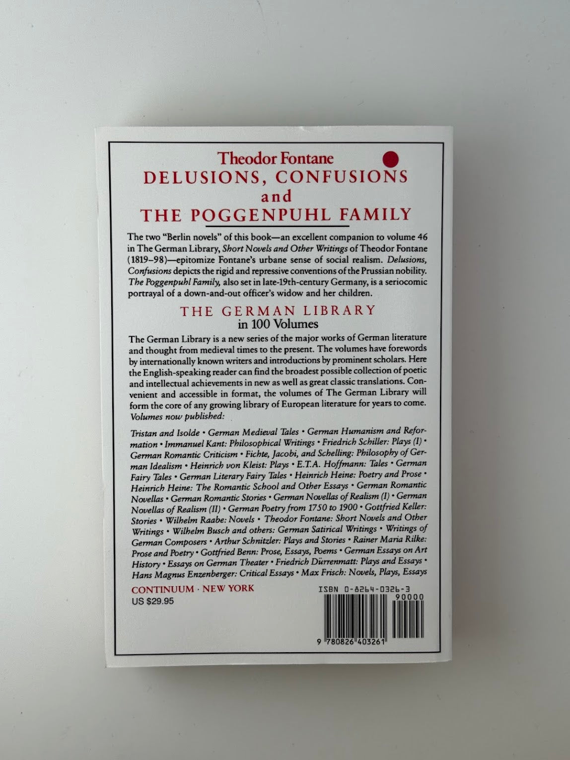 Delusions, Confusions and The Poggenpuhl Family by Theodor Fontane