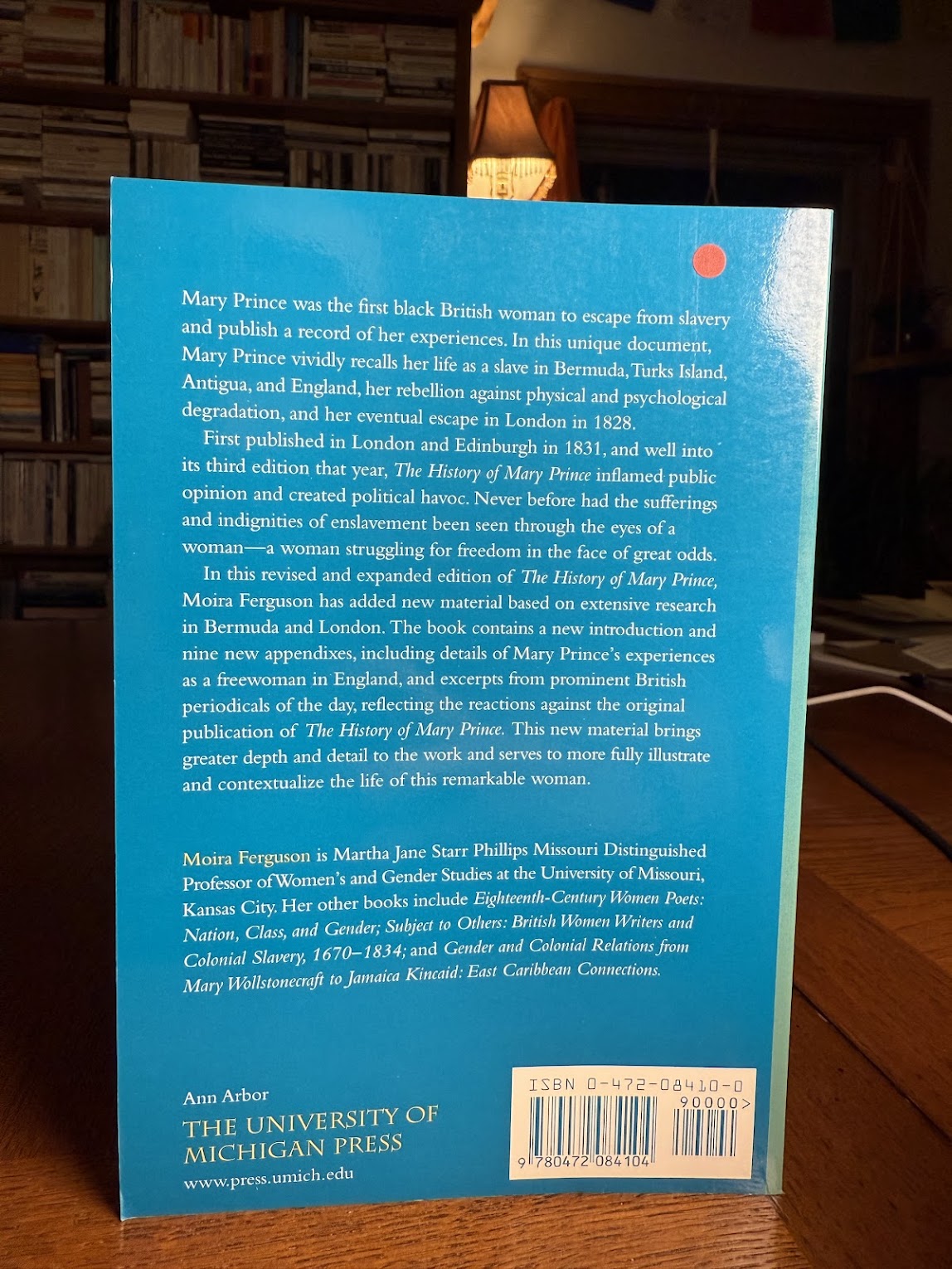 The History of Mary Prince