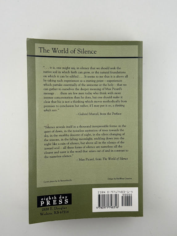The World of Silence by Max Picard