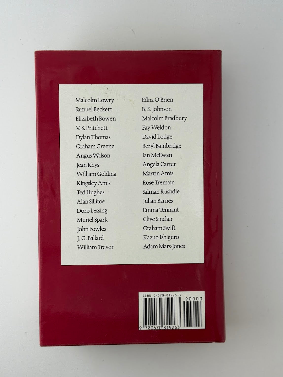 The Penguin Book of Modern British Short Stories edited by Malcolm Bradbury