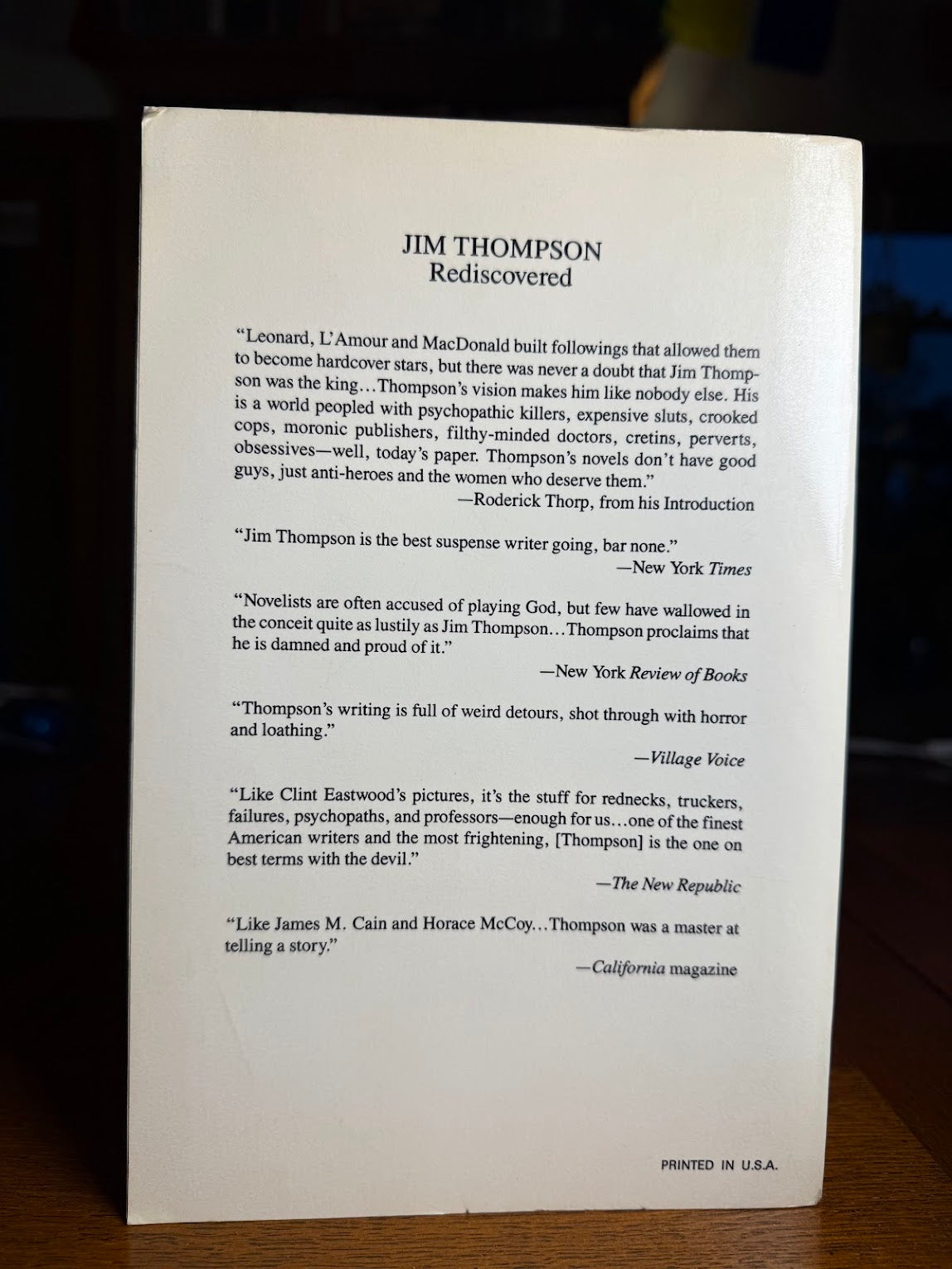 Hard-Core 3 Novels by Jim Thompson