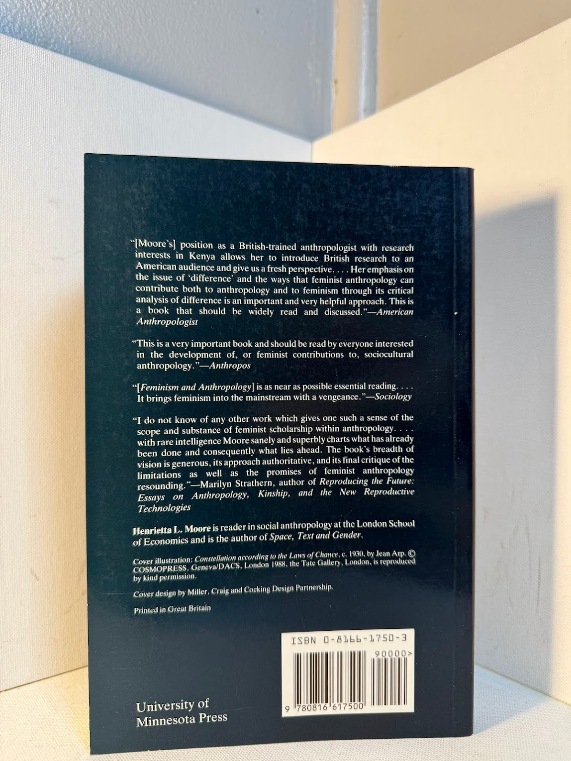 Feminism and Anthropology by Henrietta L. Moore