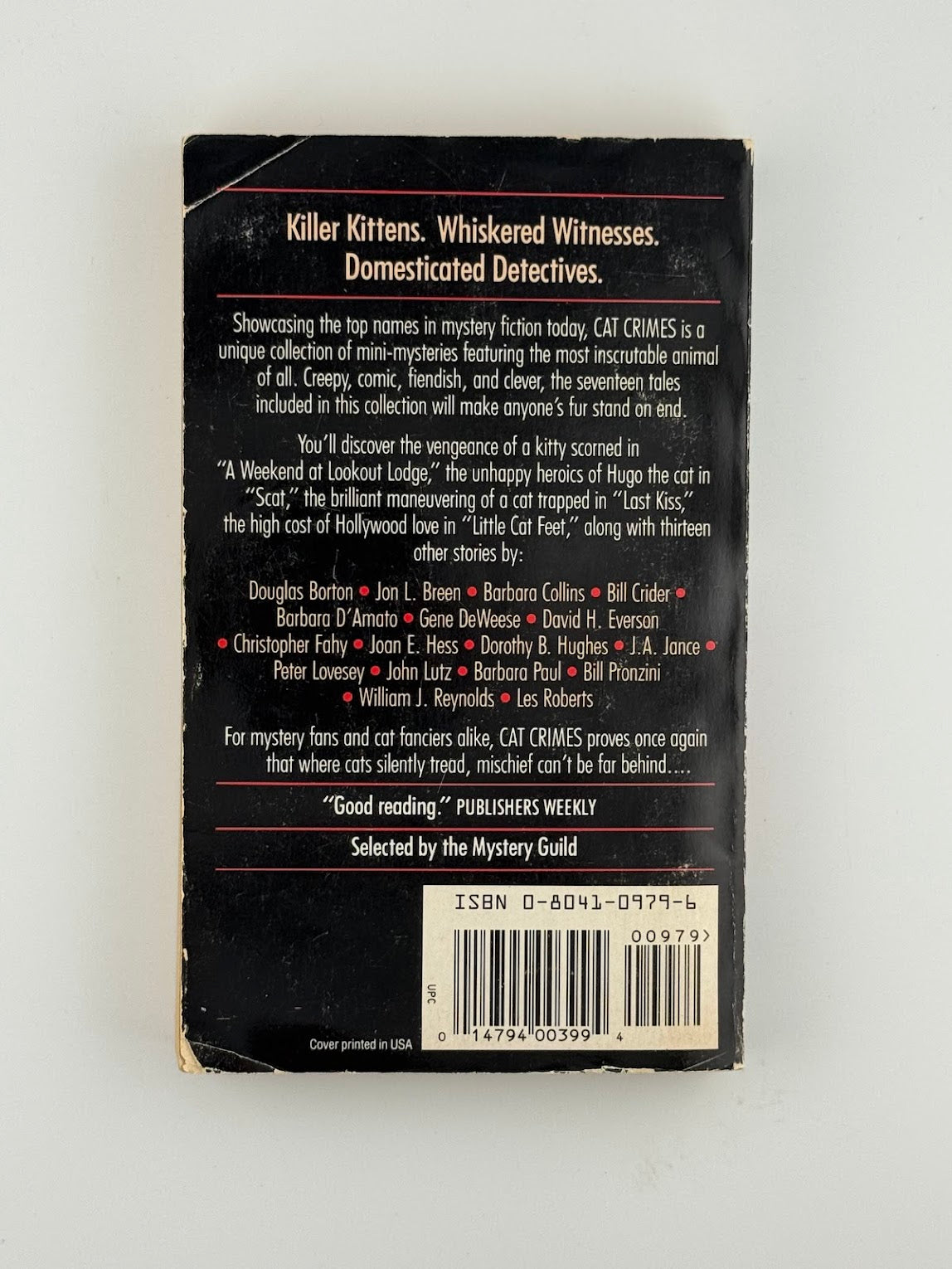 Cat Crimes edited by Martin H. Greenberg and Ed Gorman