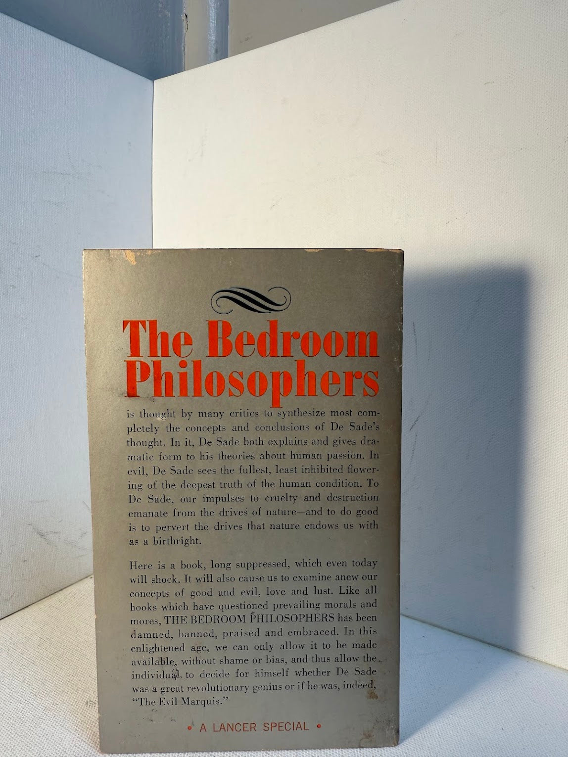 The Bedroom Philosophers by Marquis De Sade