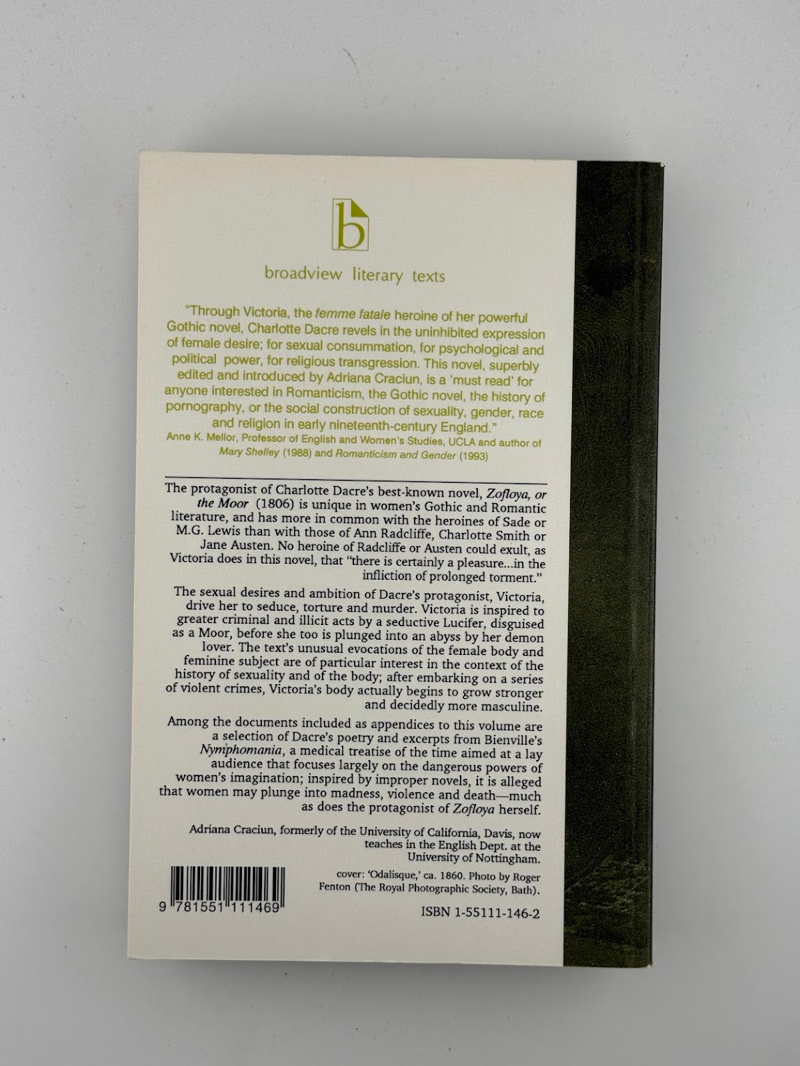 Zofloya by Charlotte Dacre