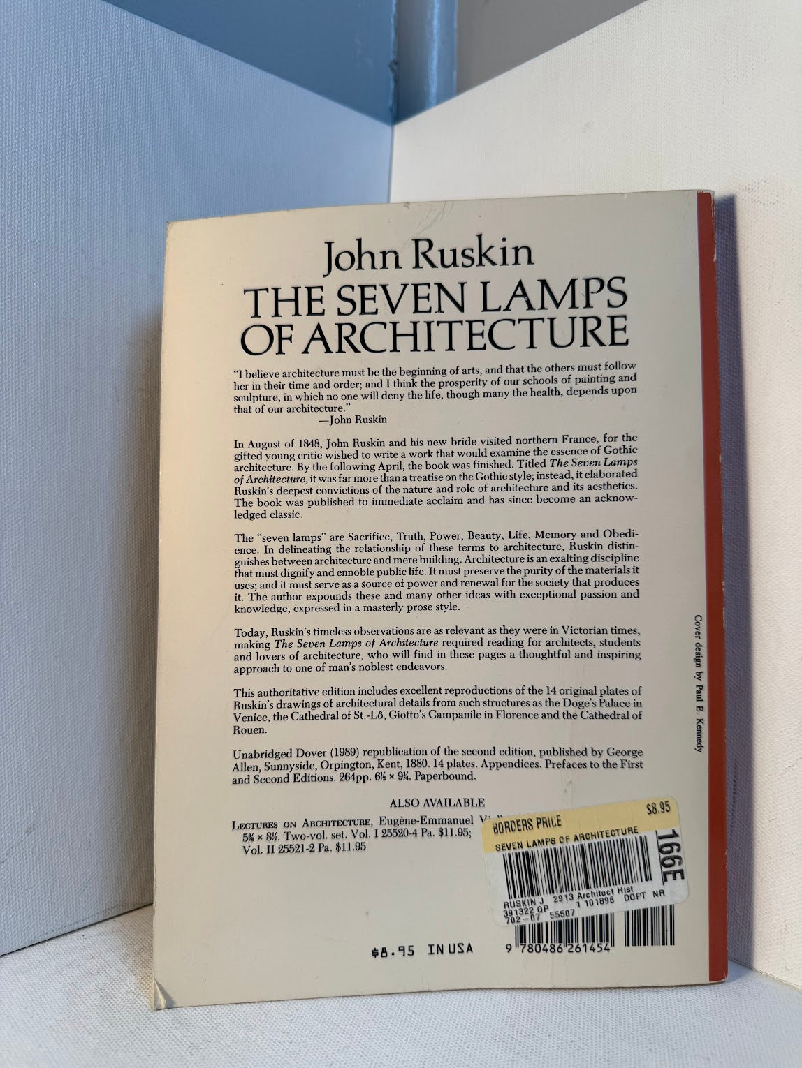 The Seven Lamps of Architecture by John Ruskin