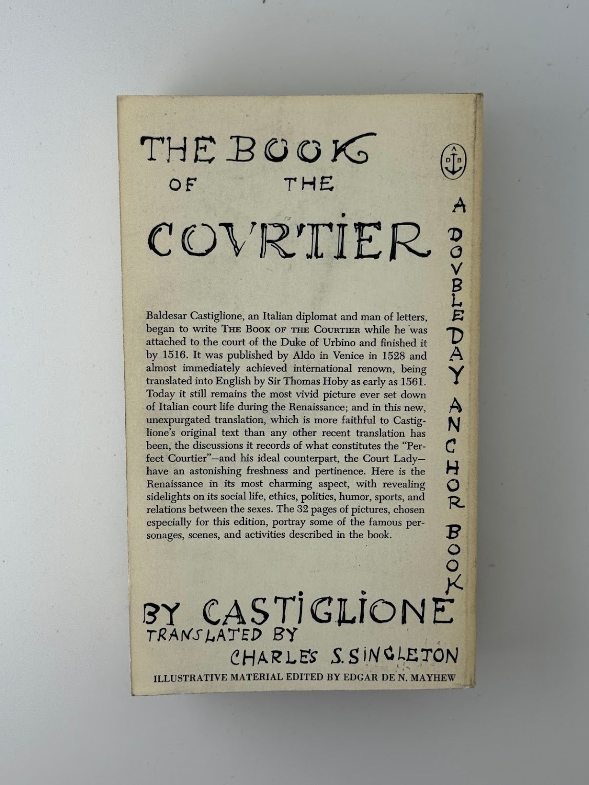 The Book of the Courtier by Castiglione