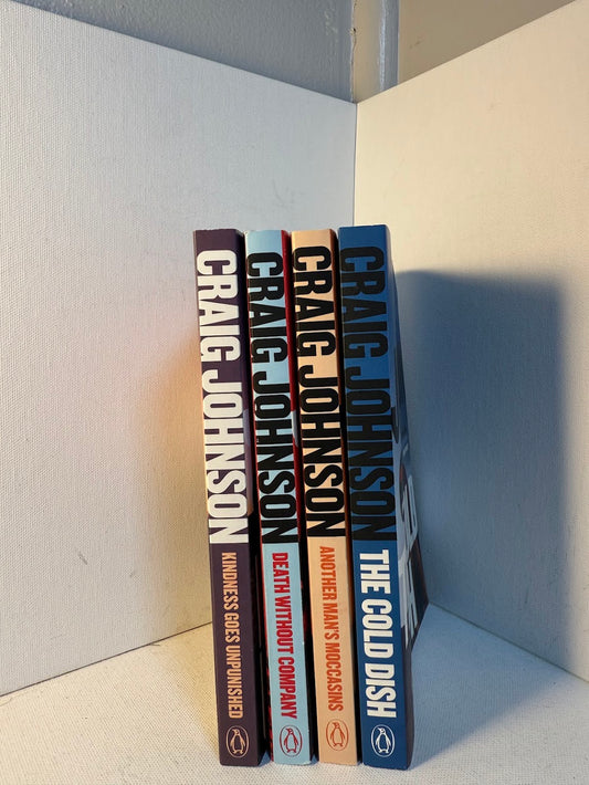 4 Longmire novels by Craig Johnson