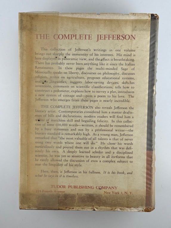The Complete Jefferson assembled by Saul K. Padover