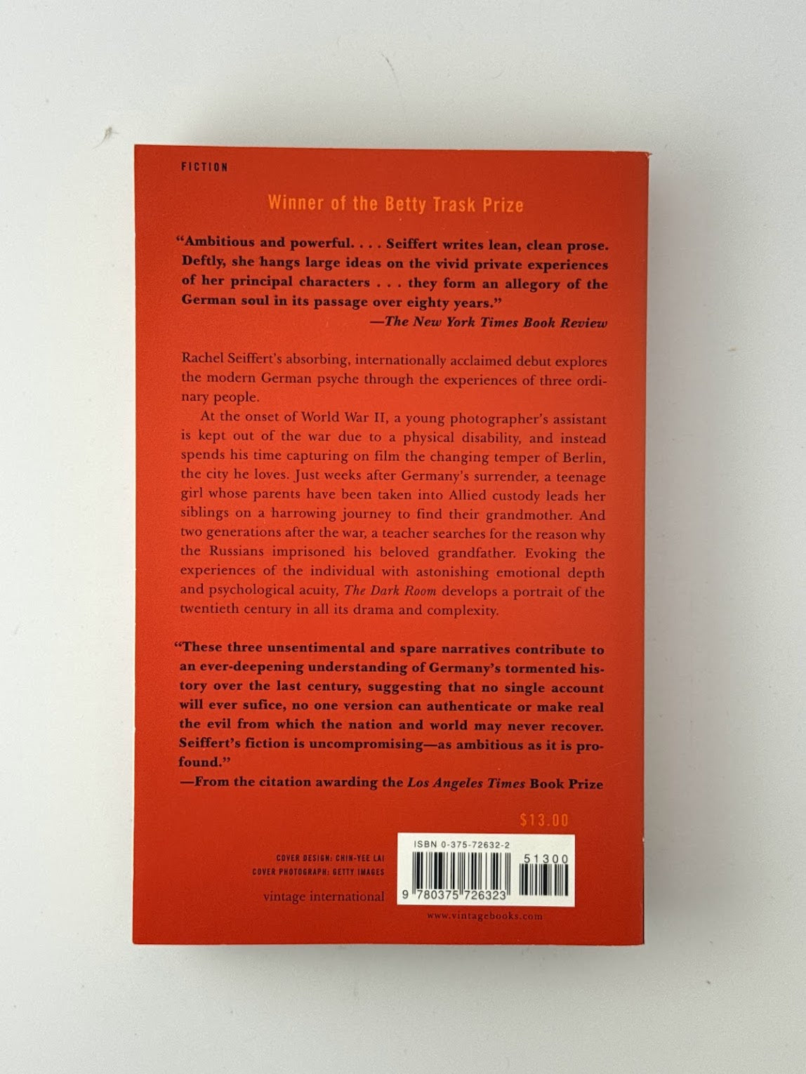 The Dark Room by Rachel Seiffert