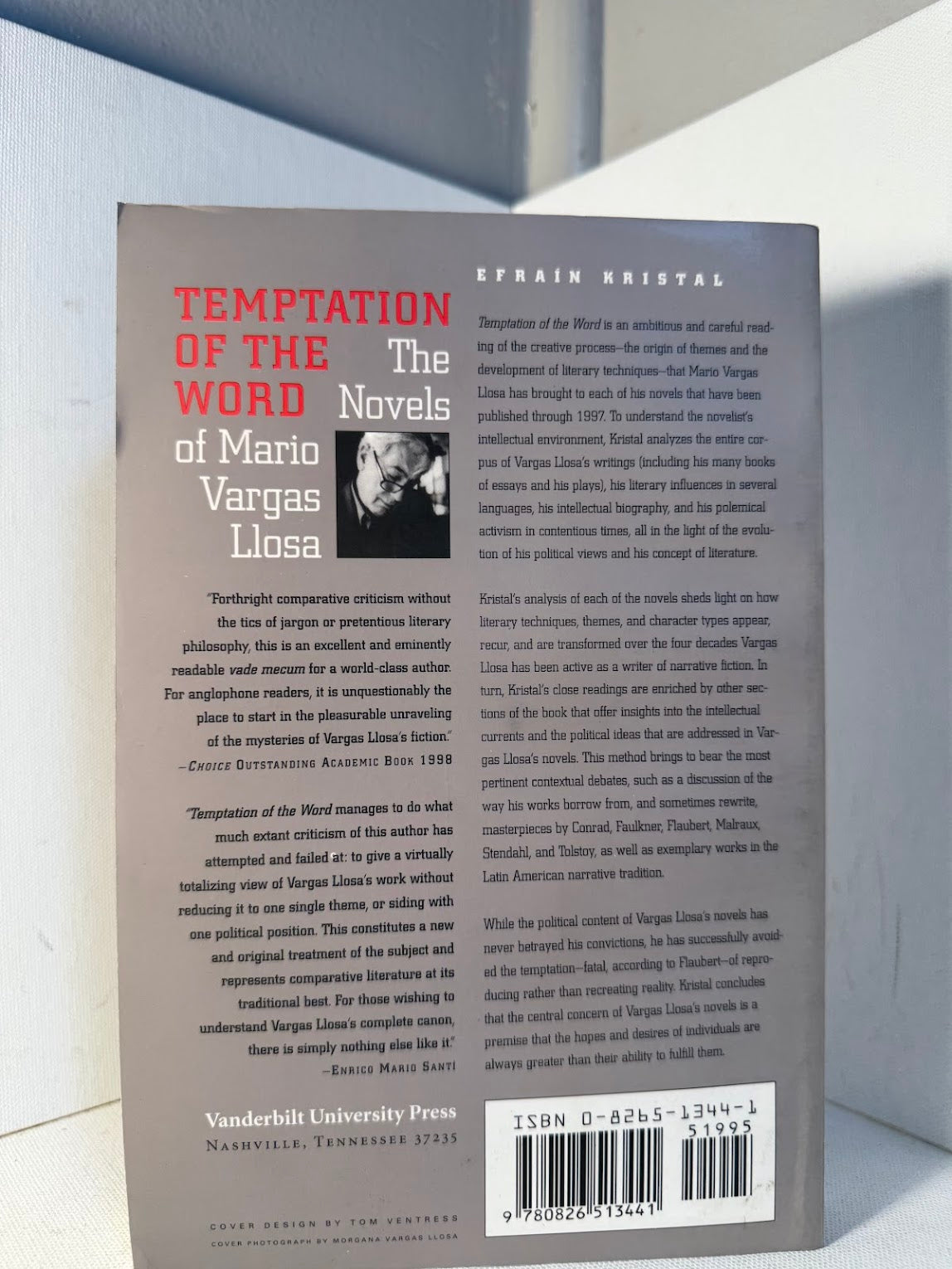 Temptation of the Word - The Novels of Mario Vargas Llosa by Efrain Kristal