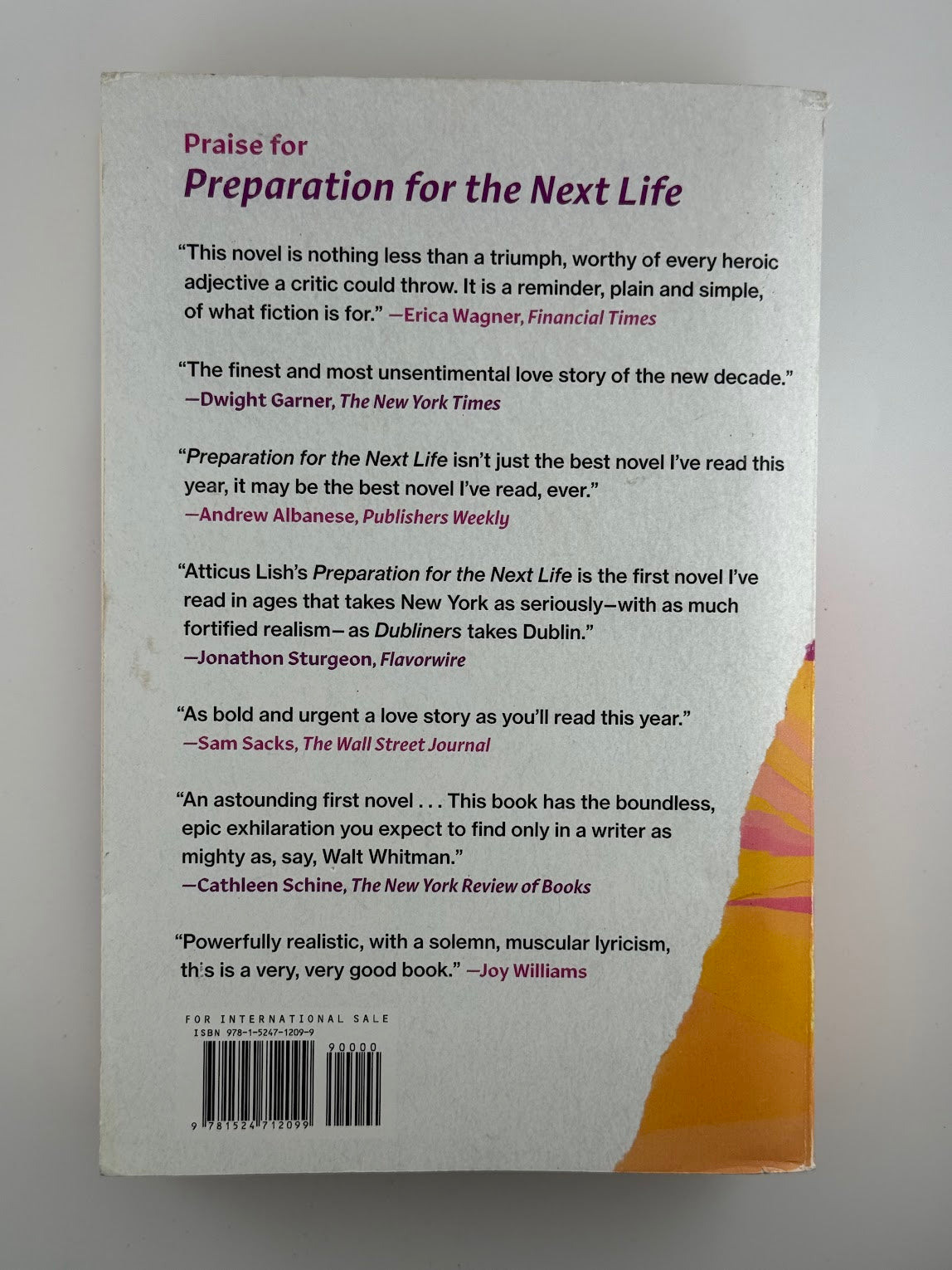 The War for Gloria by Atticus Lish