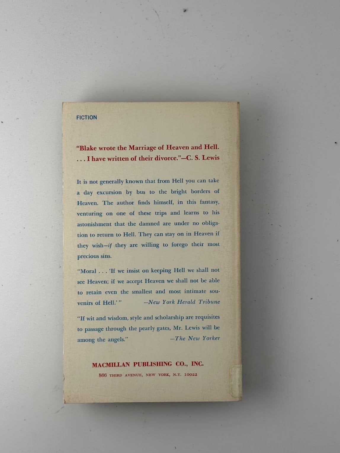 The Great Divorce by C.S. Lewis
