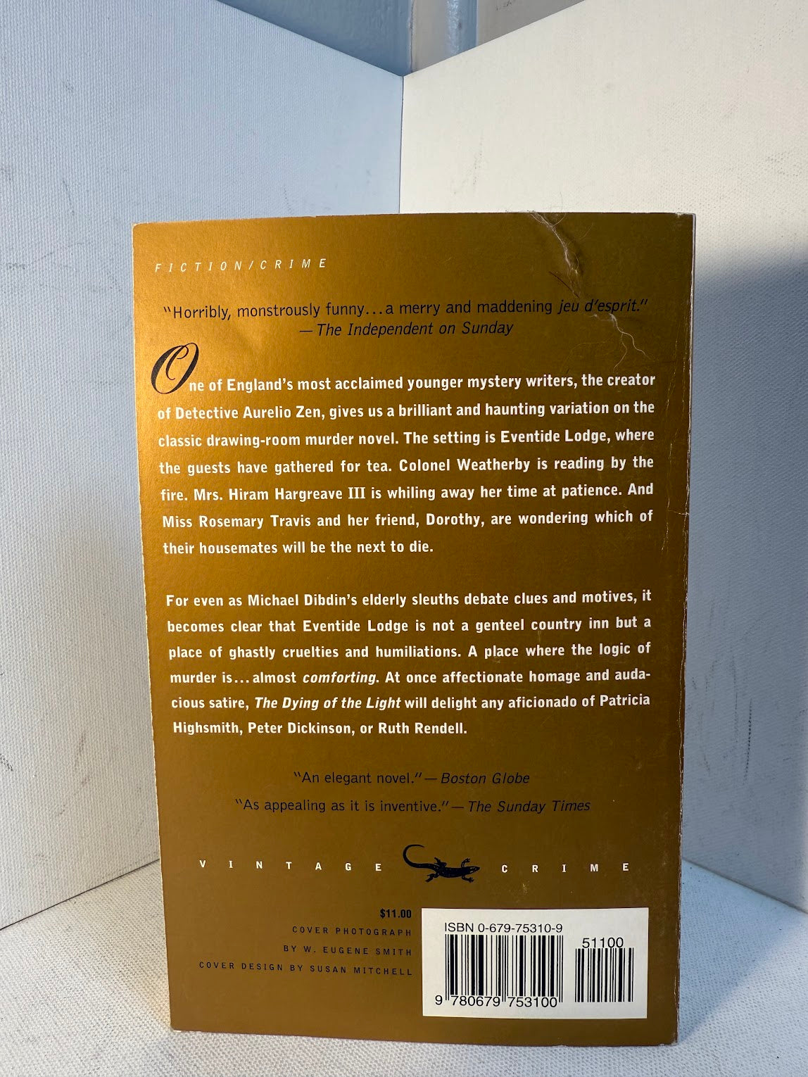 The Dying of the Light by Michael Dibdin