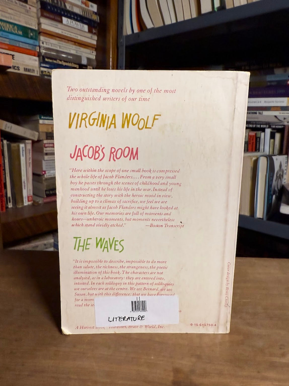 Jacob's Room & The Waves by Virginia Woolf
