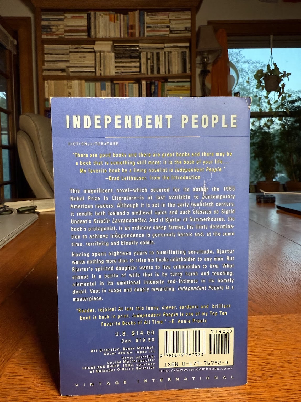 Independent People by Halldor Laxness