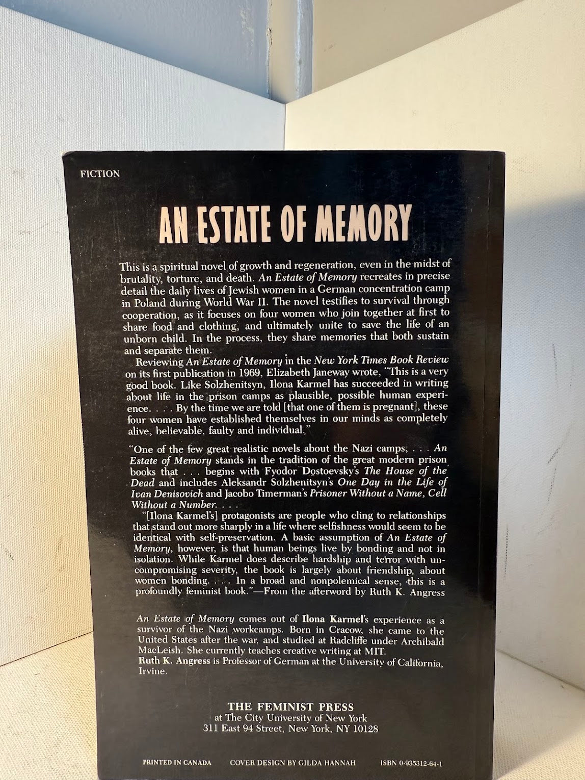 An Estate of Memory by Ilona Karmel