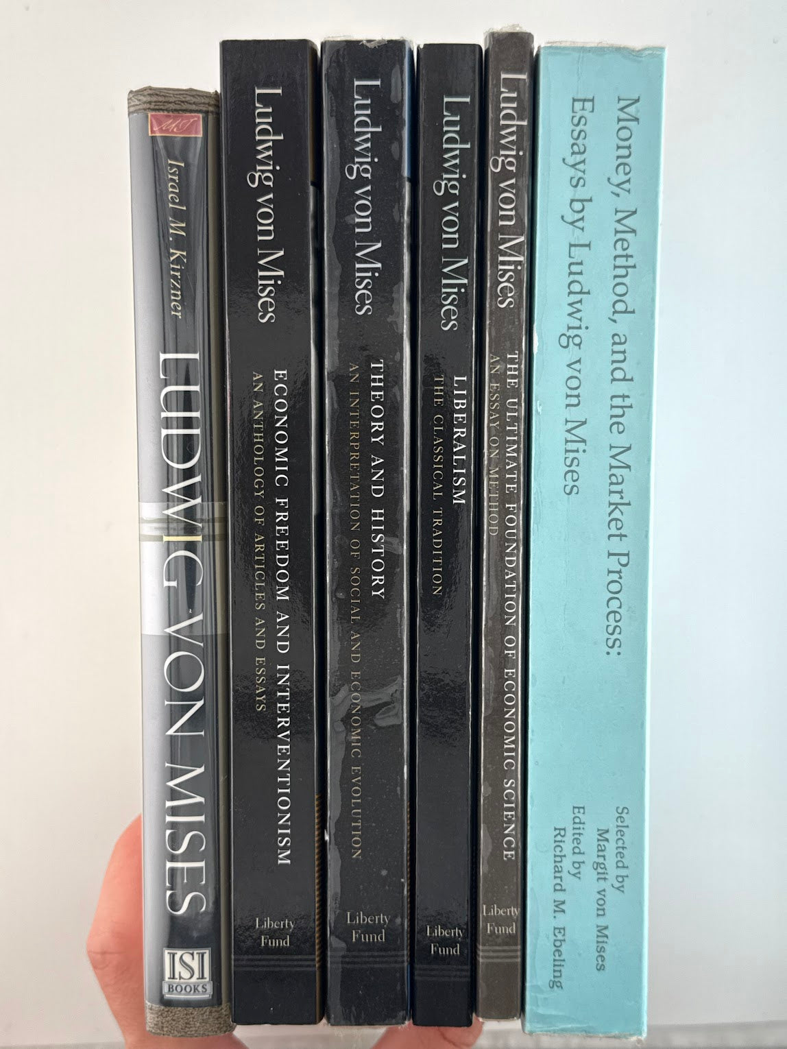 6 books by Ludwig von Mises