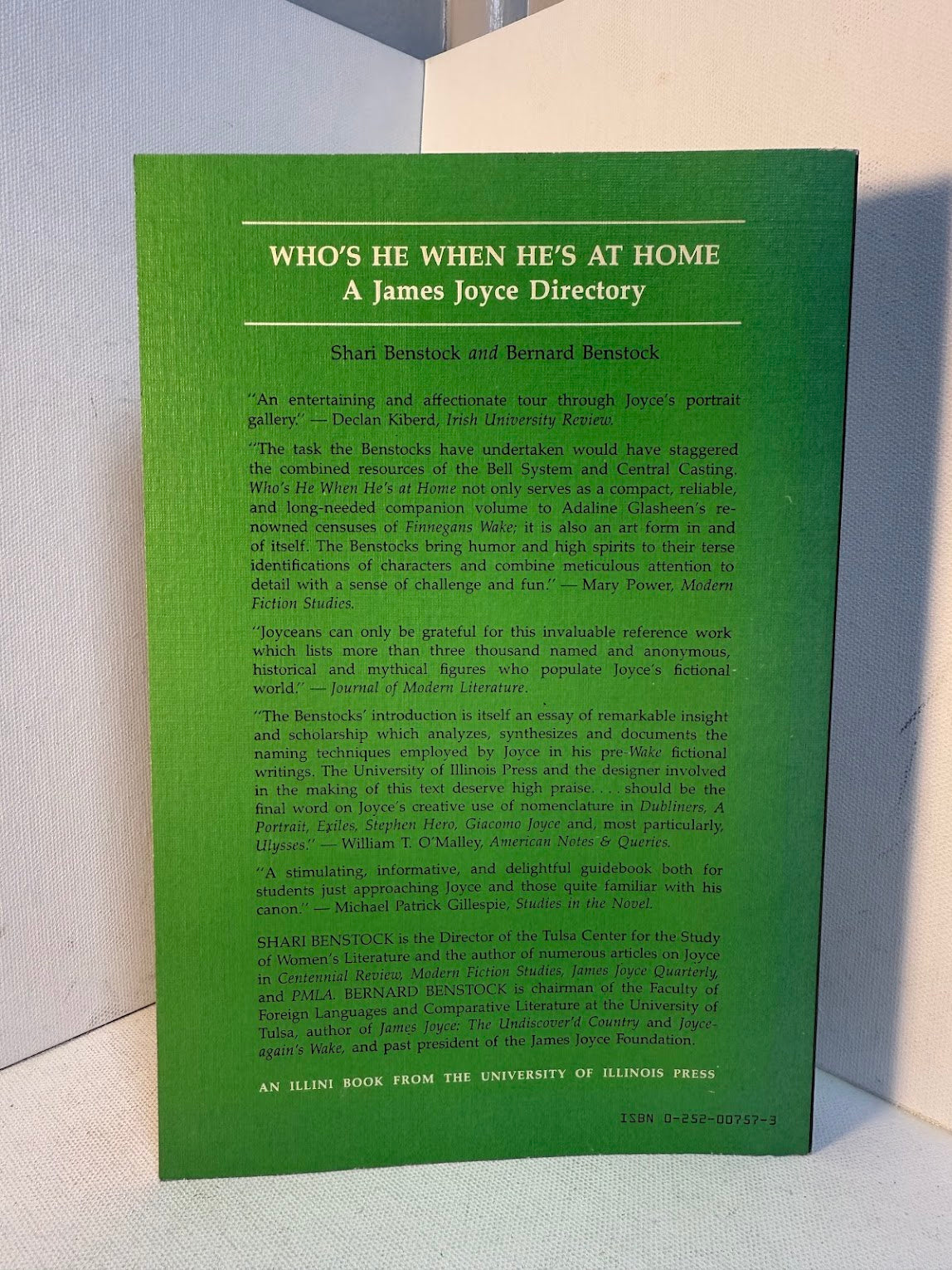 Who's He When He's At Home - A James Joyce Directory