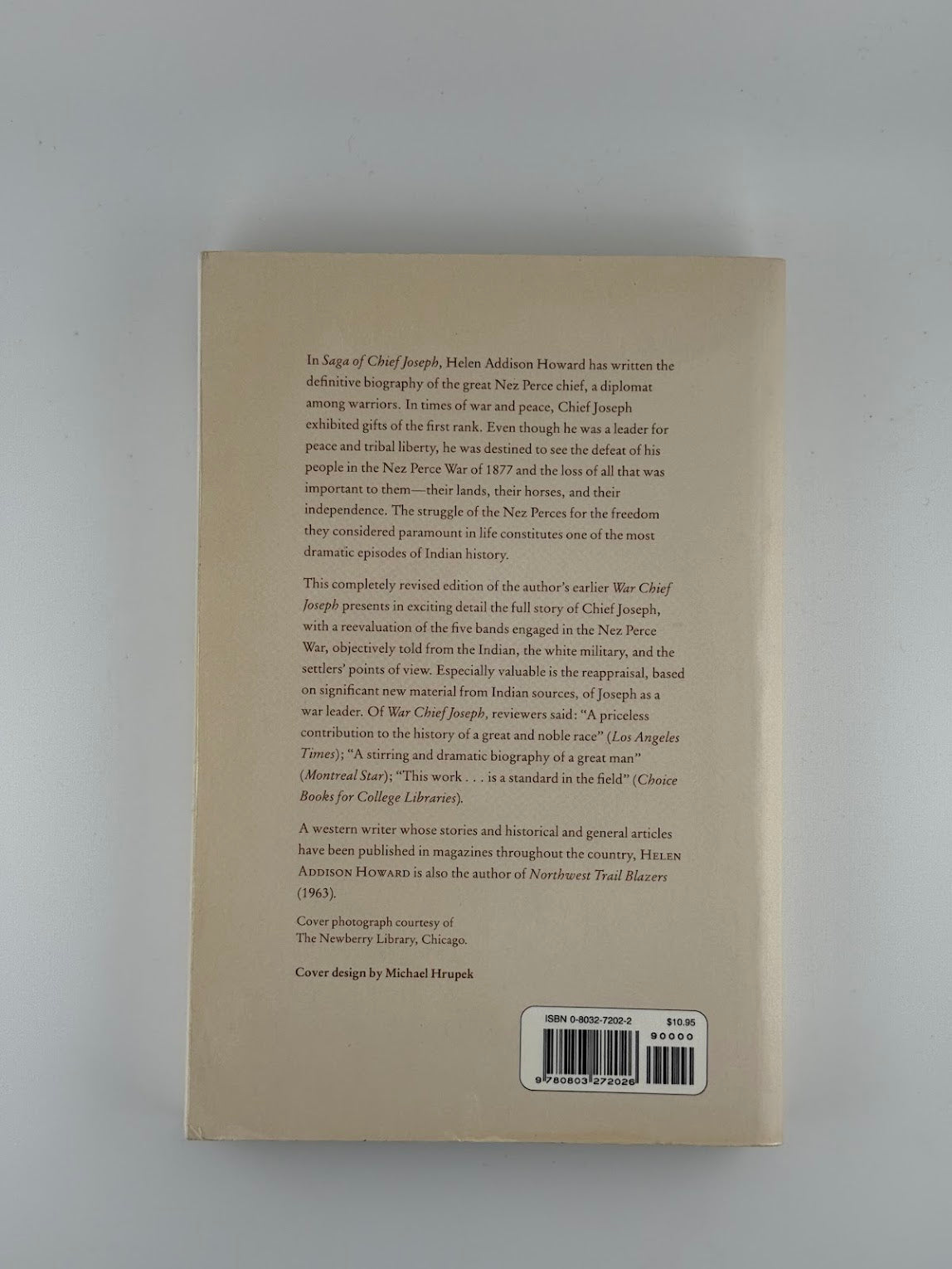 Saga of Chief Joseph by Helen Addison Howard