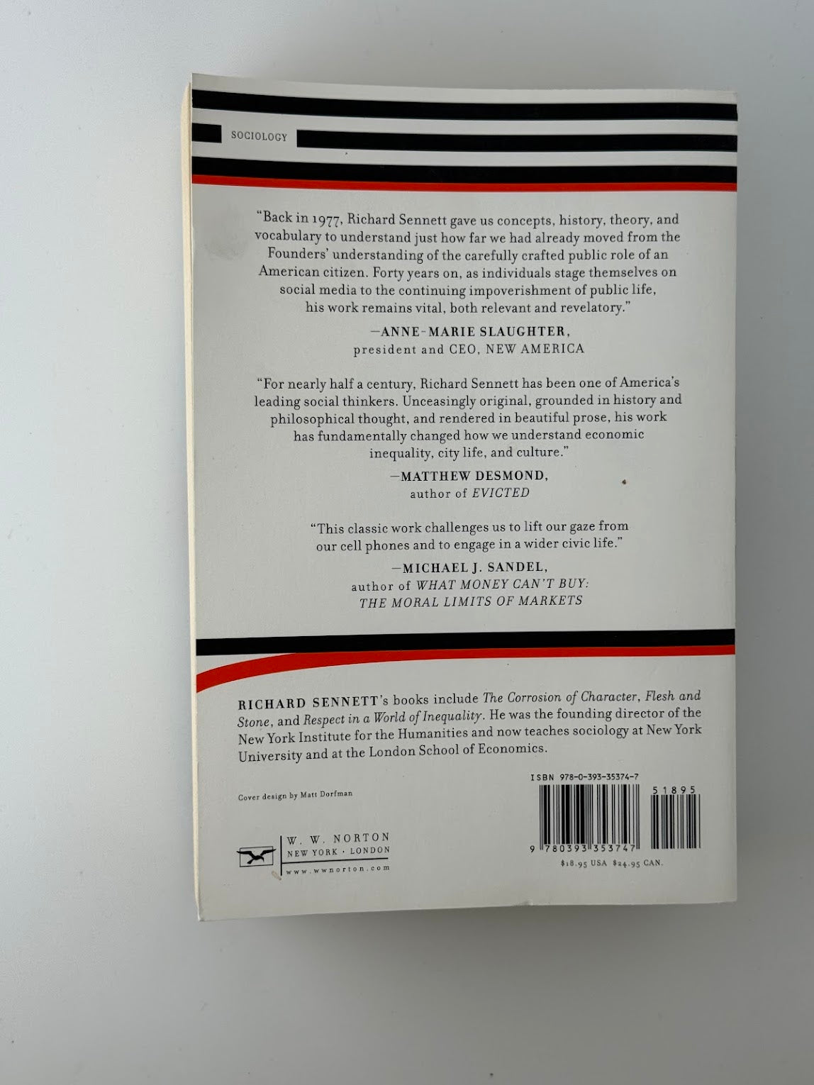 The Fall of Public Man by Richard Sennett