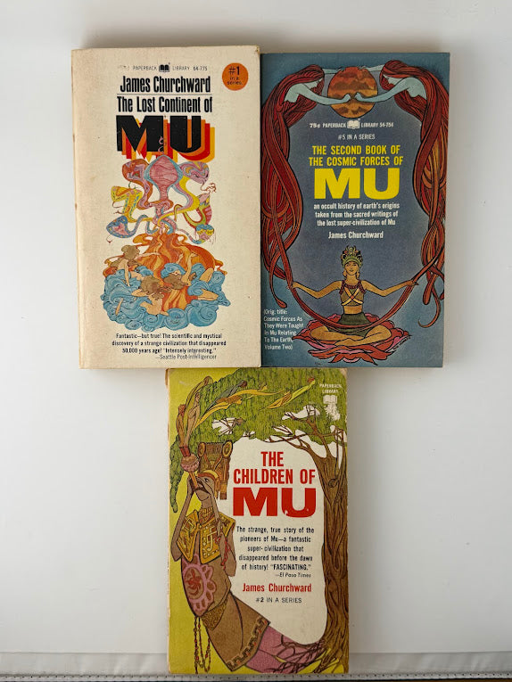 Three Mu books by James Churchward