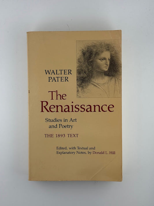 The Renaissance by Walter Pater