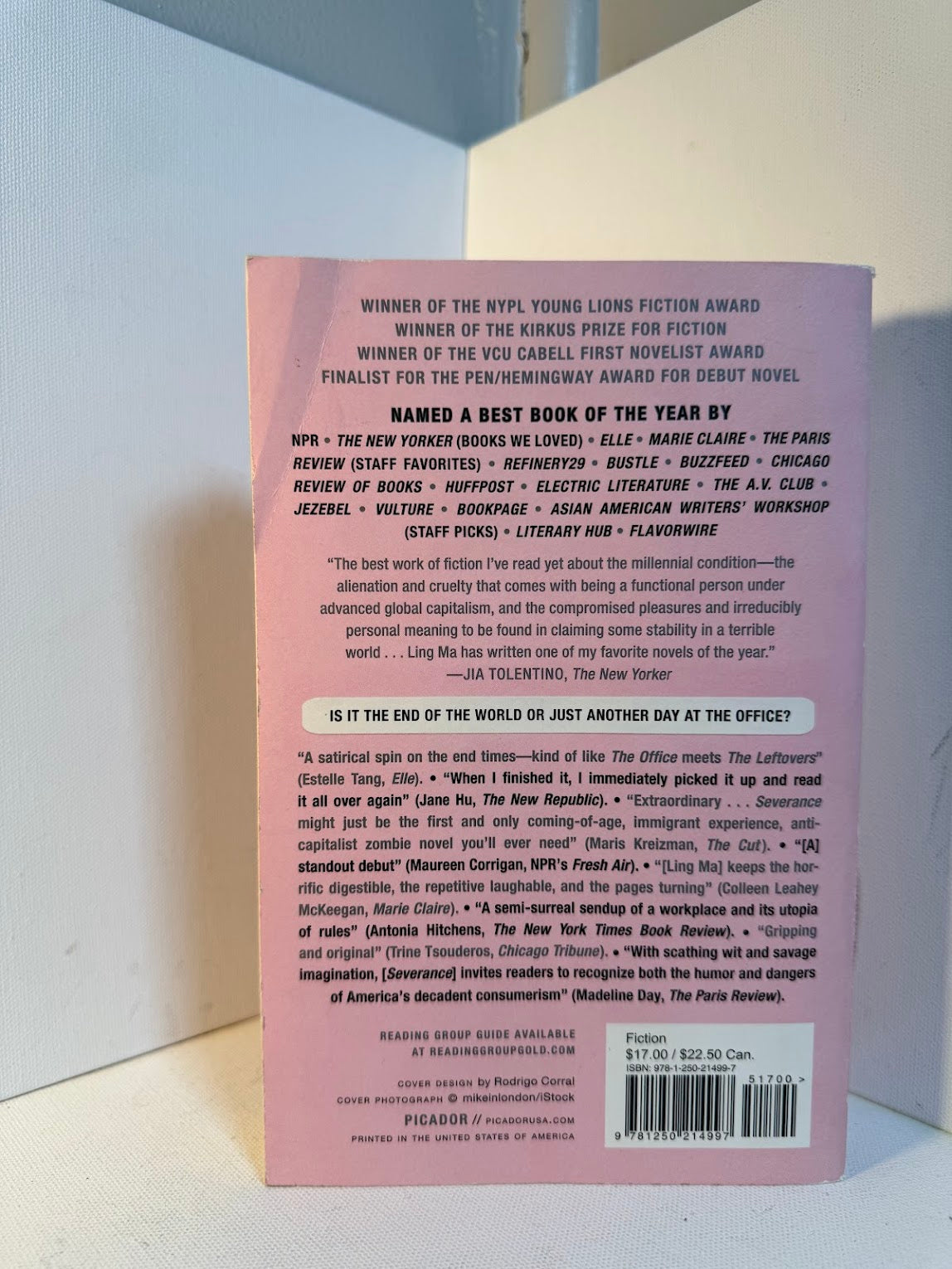 Severance by Ling Ma