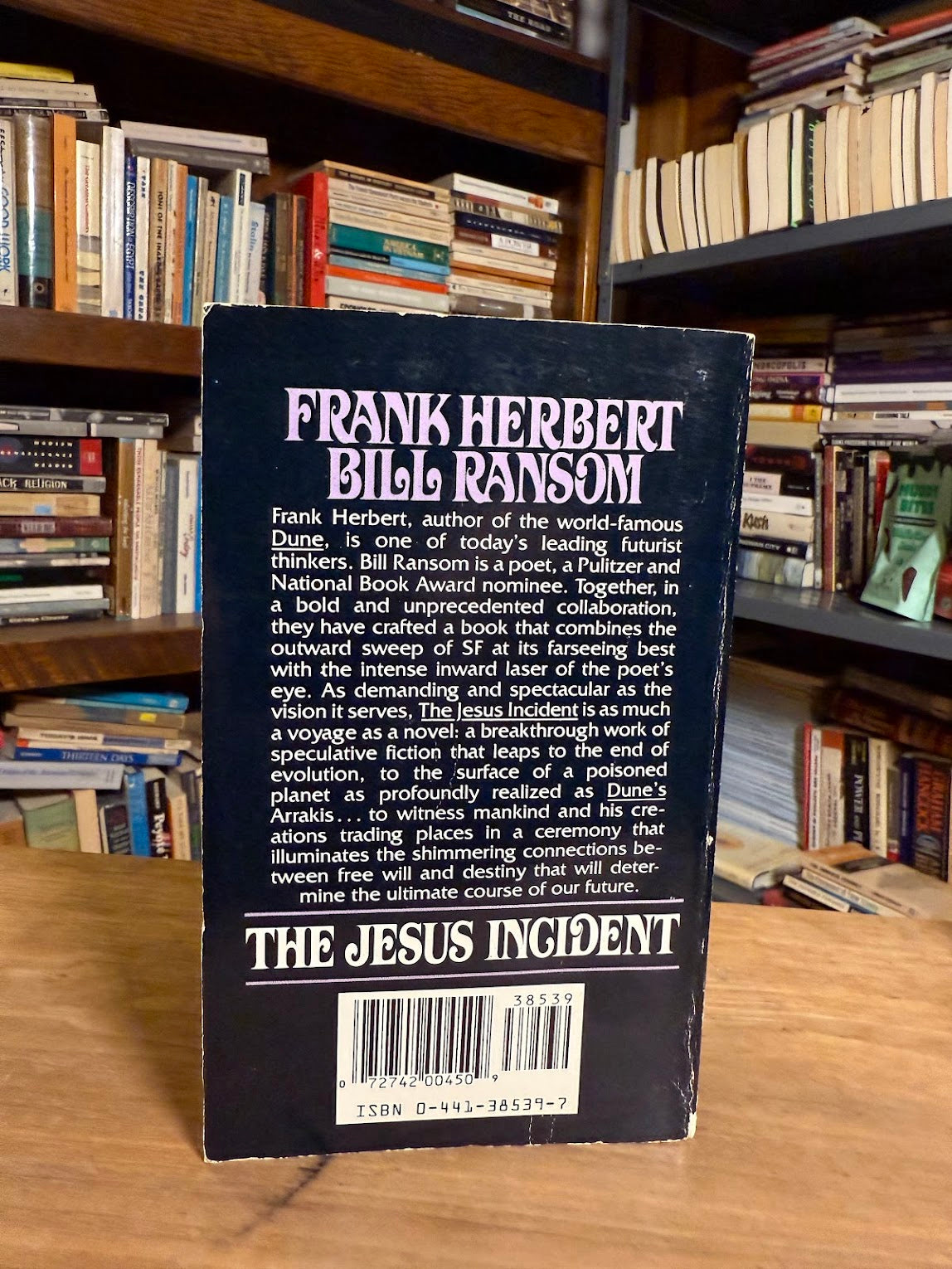 The Jesus Incident by Frank Herbert and Bill Ransom