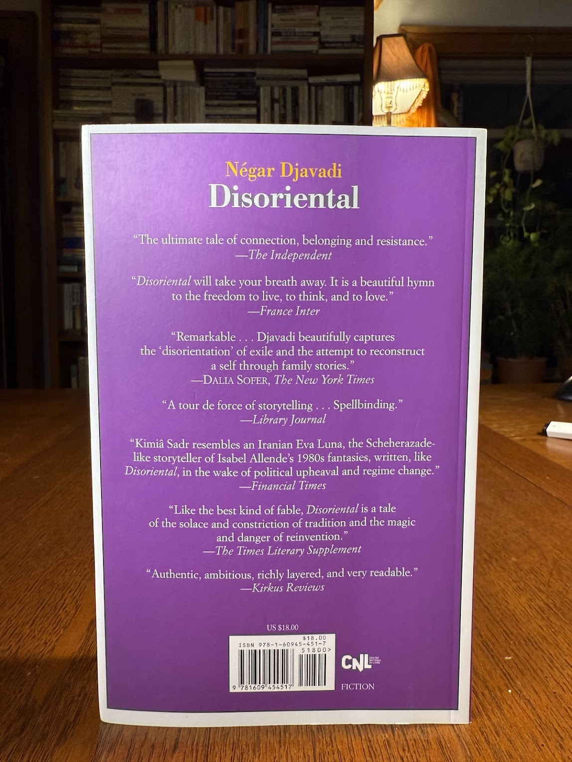 Disoriental by Negar Djavadi