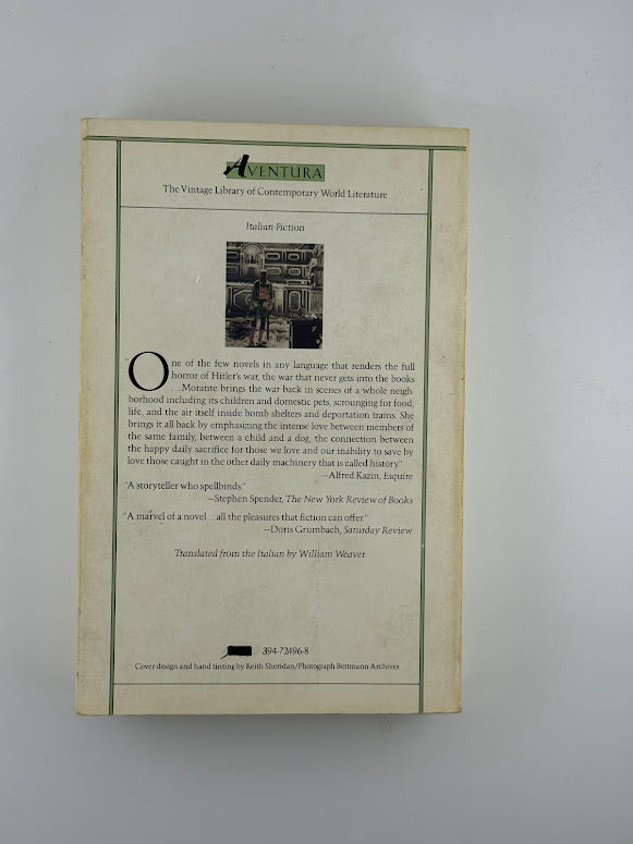 History - A Novel by Elsa Morante
