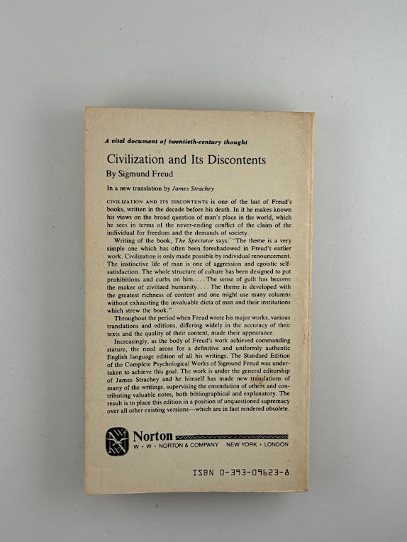 Civilization and its Discontents by Sigmund Freud