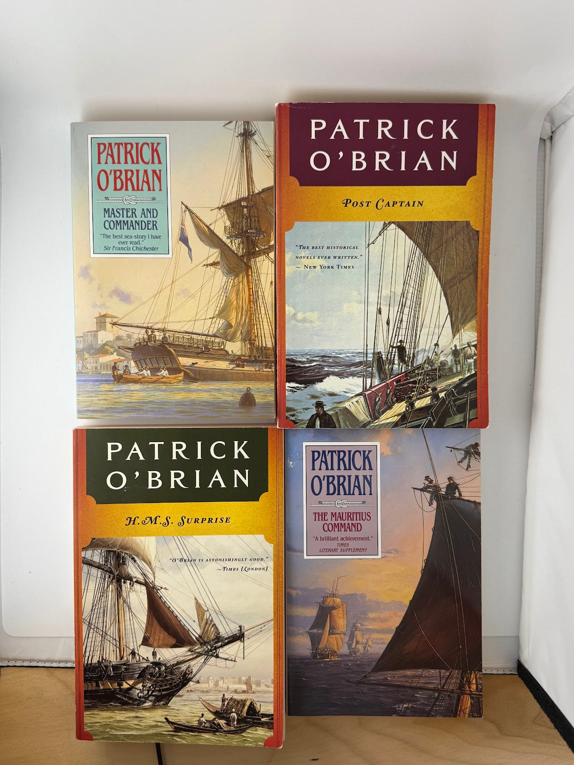 Books 1-20 of Patrick O'Brian Master and Commander Series