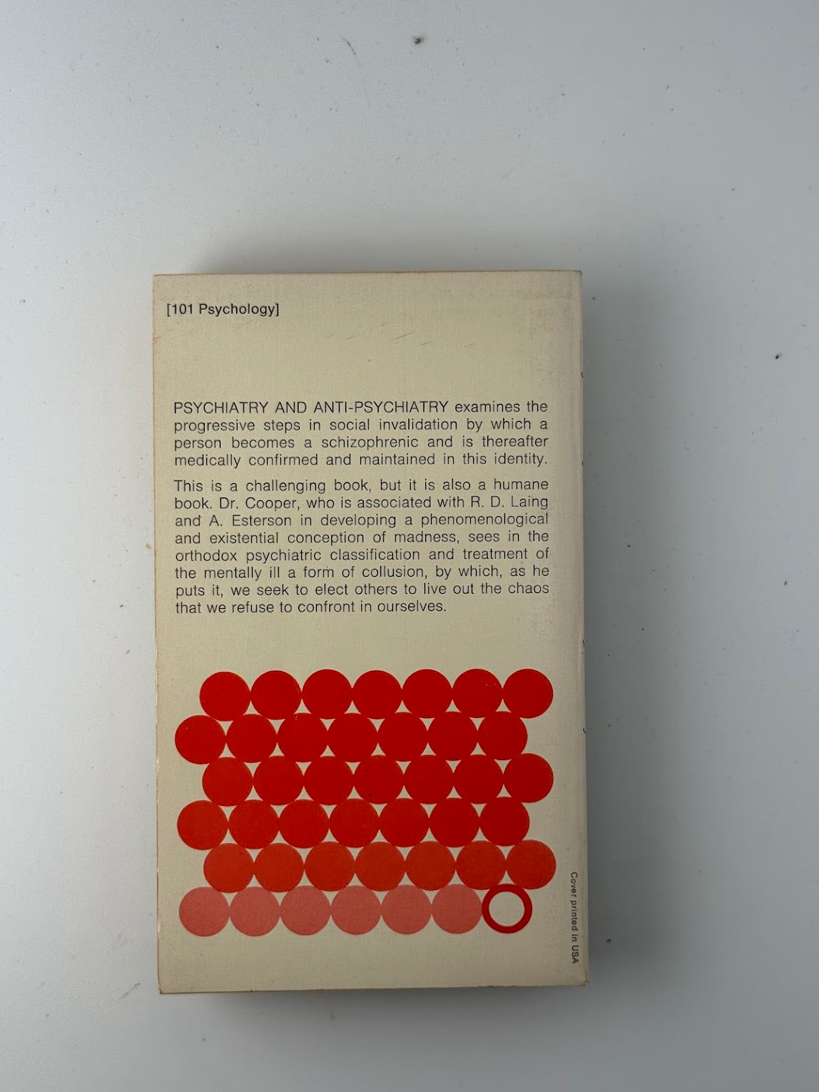 Psychiatry and Anti-Psychiatry by David Cooper