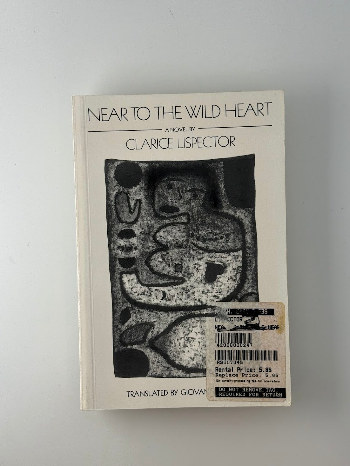 Near to the Wild Heart by Clarice Lispector
