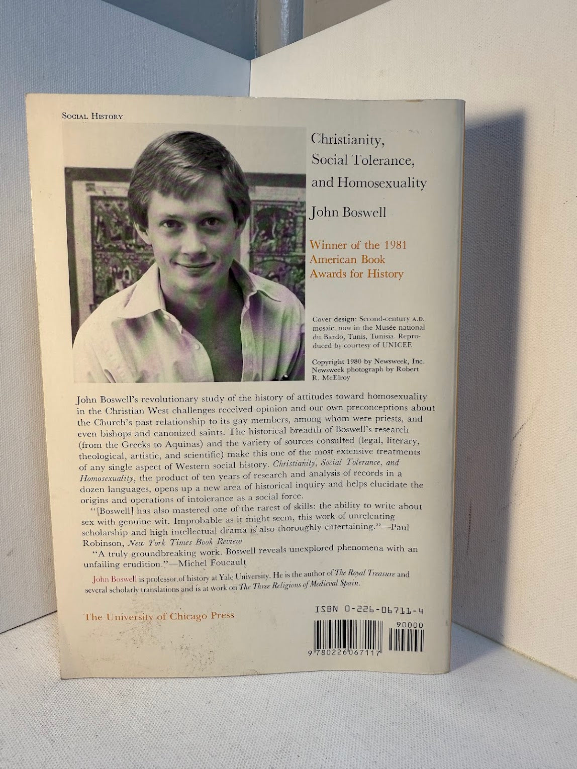 Christianity, Social Tolerance, and Homosexuality by John Boswell