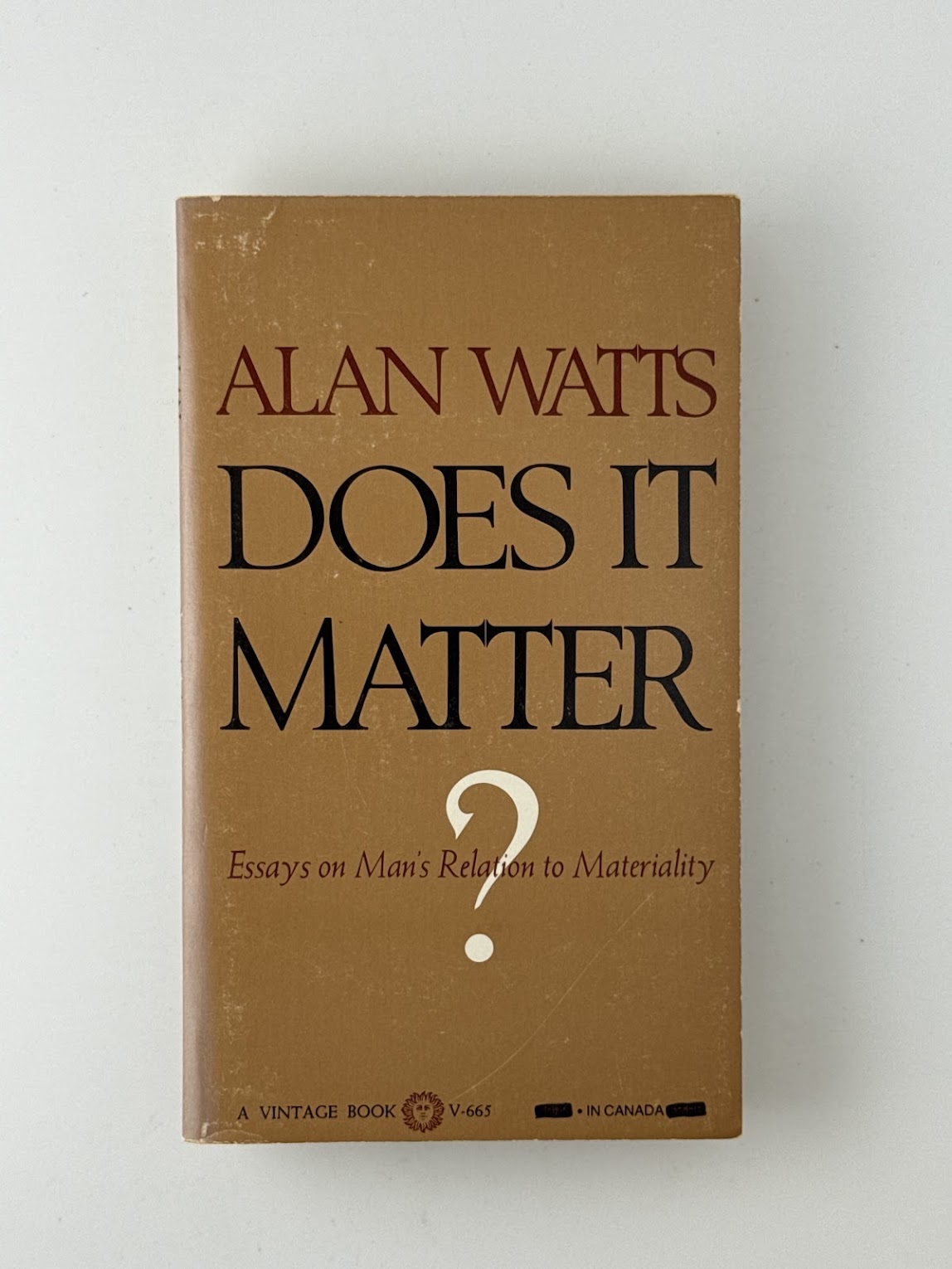 Does It Matter by Alan Watts