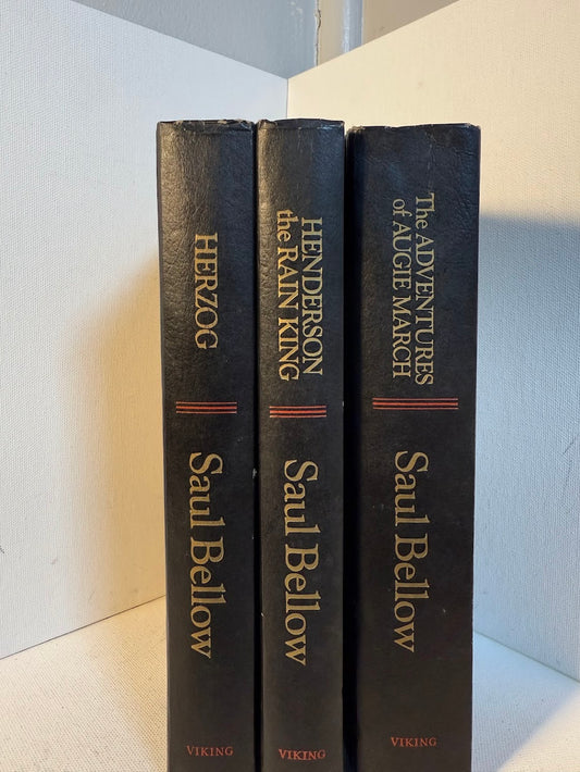 3 vintage novels by Saul Bellow