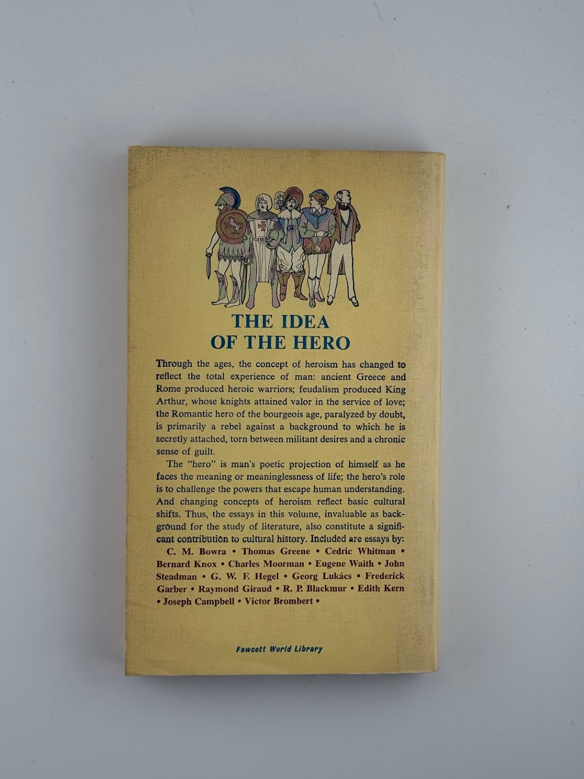 The Hero in Literature edited by Victor Brombert