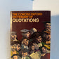 The Concise Oxford Dictionary of Quotations