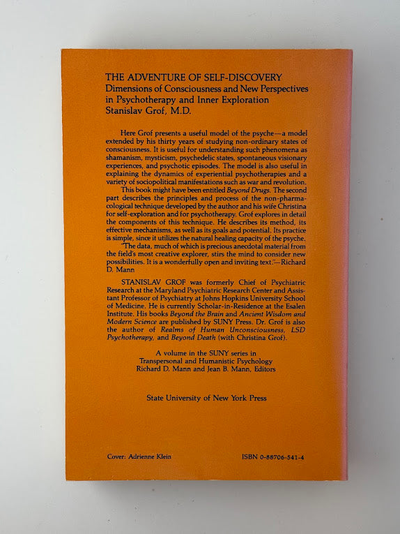 The Adventure of Self-Discovery by Stanislav Grof