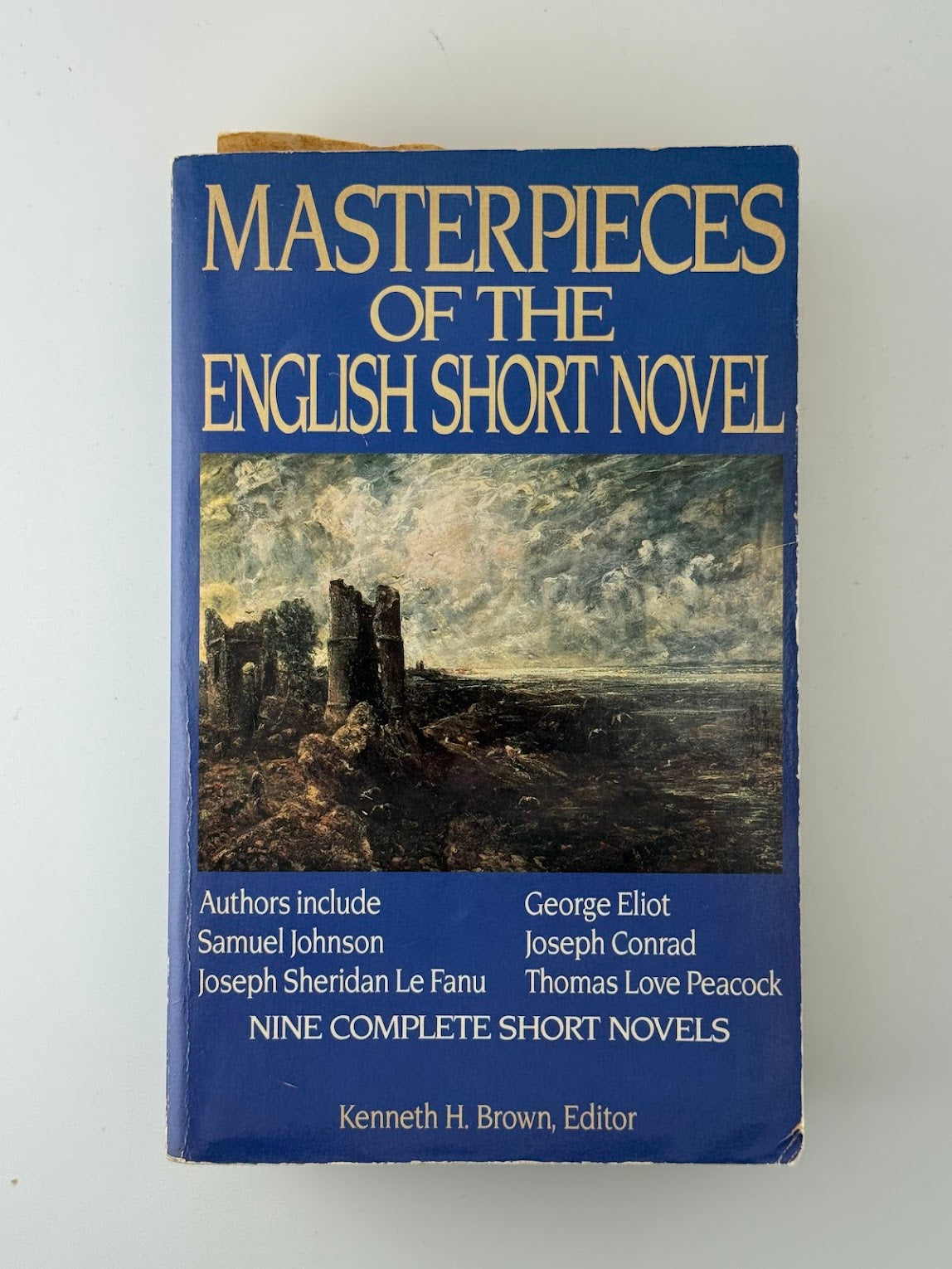 Masterpieces of the English Short Novel edited by Kenneth H. Brown