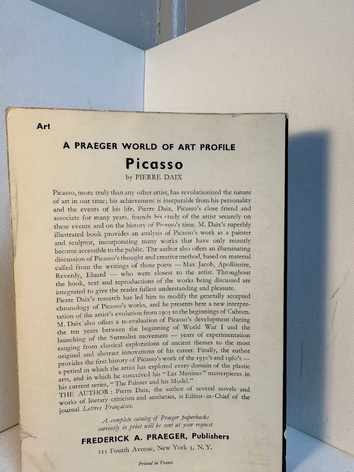 Picasso by Pierre Daix