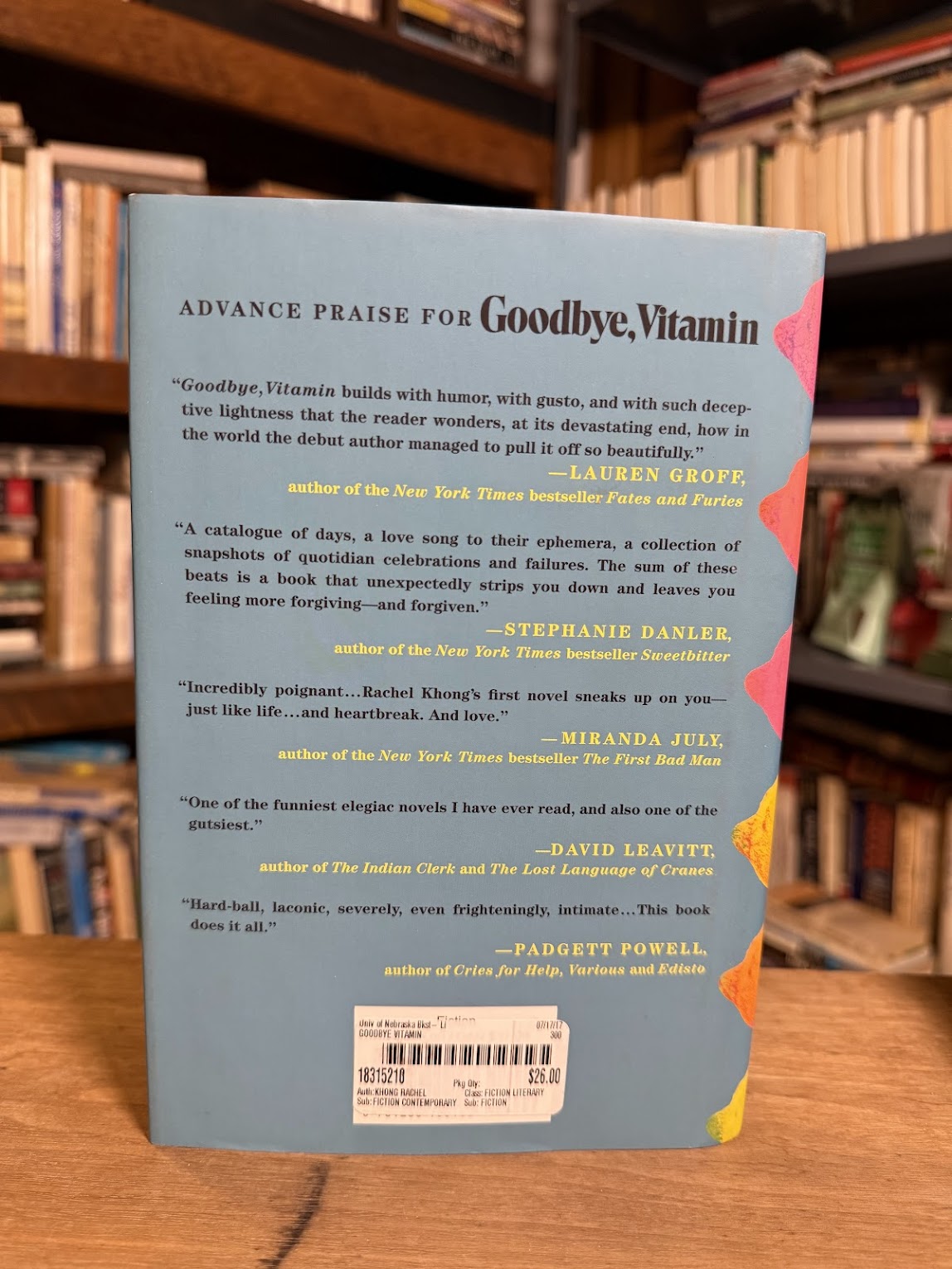 Goodbye, Vitamin by Rachel Khong