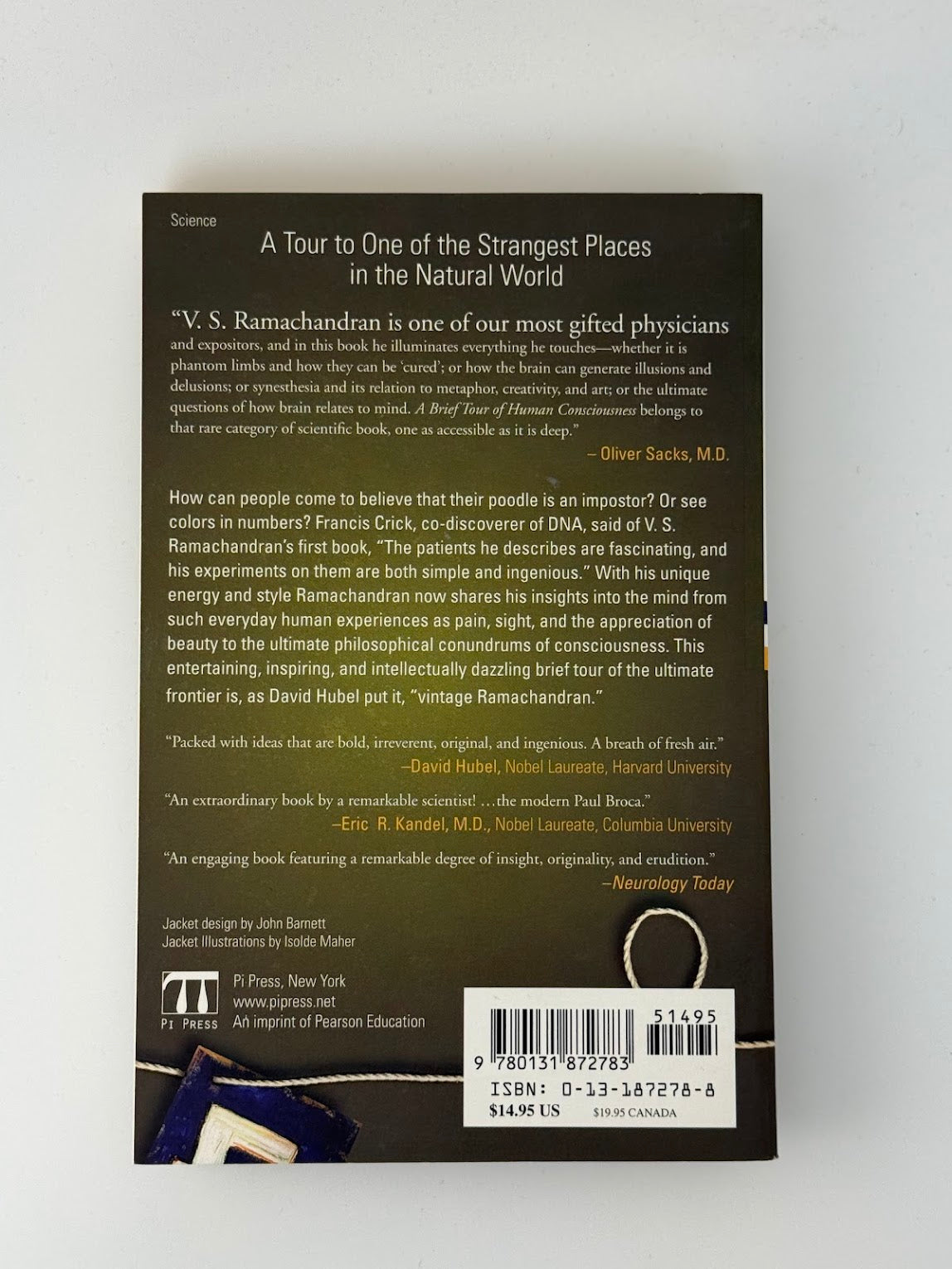 A Brief Tour of Human Consciousness by V.S. Ramachandran