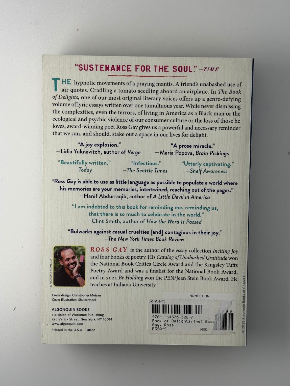 The Book of Delights by Ross Gay