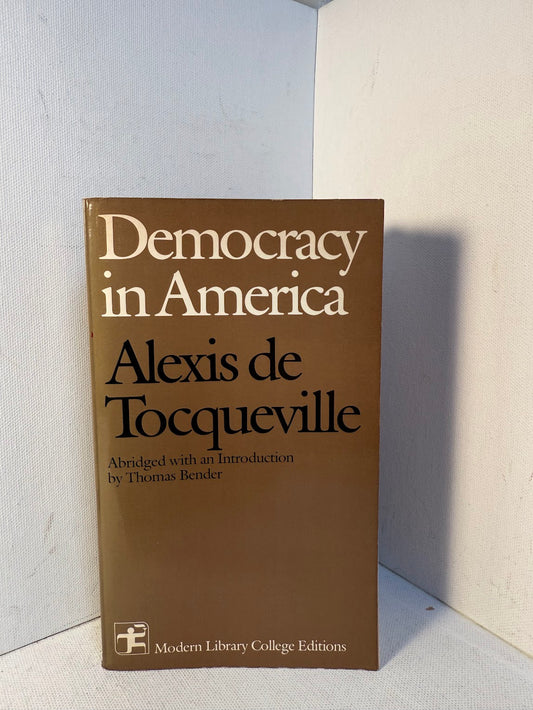 Democracy in America by Alexis de Tocqueville