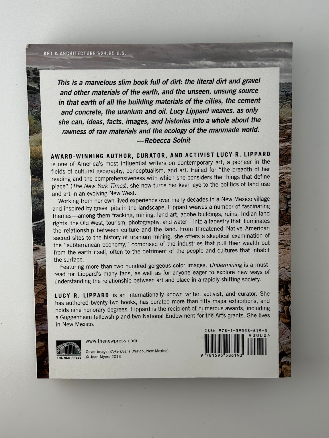 (Signed) Undermining by Lucy R. Lippard